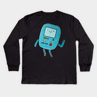 BMO Gifts for Kids Fans Friends Birthday Kids Long Sleeve T-Shirt